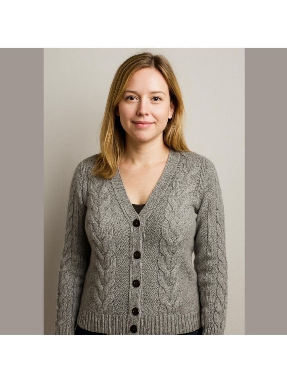 Wild Fable gray button down sweater, size XS